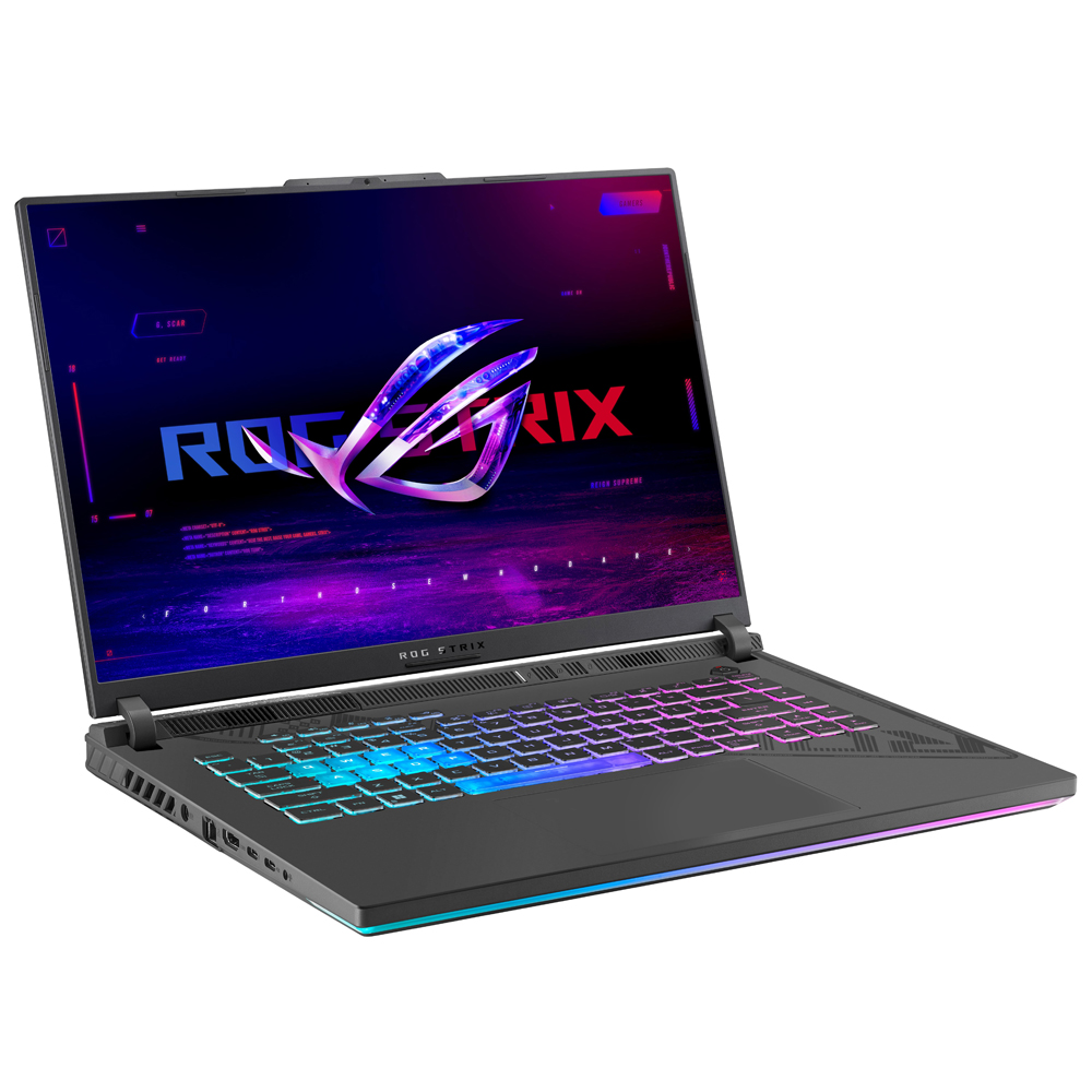 Notebook Gamer ROG Strix G16 G614JU-NS73 Intel Core i7 13650HX Tela WUXGA 16.0" / 16GB de RAM / 512GB SSD / GeForce RTX4050 6GB -Cinza (Inglês)