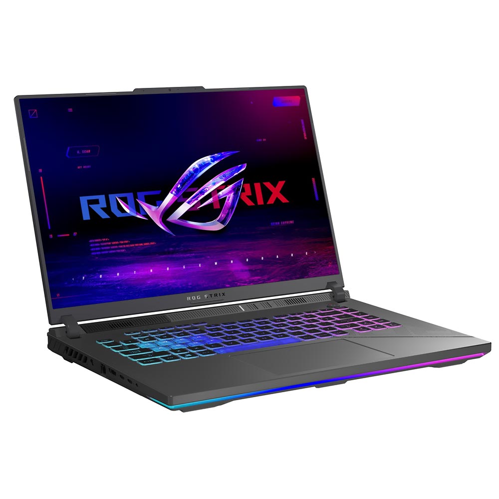 Notebook Gamer ROG Strix G16 G614JVR-ES94 Intel Core i9 14900HX Tela WQXGA 16.0" / 16GB de RAM / 1TB SSD / GeForce RTX4060 8GB - Eclipse Cinza (Inglês)