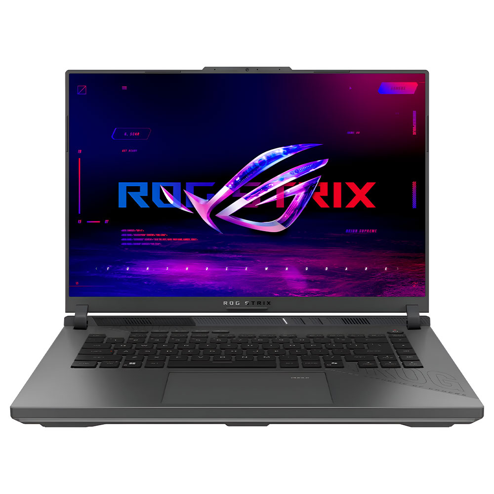 Notebook Gamer ROG Strix G16 G614PR-G16.R95070TI AMD Ryzen 9 8940HX Tela WUXGA 16" / 16GB de RAM / 1TB SSD / GeForce RTX5070TI 12GB - Eclipse Cinza (Inglês)