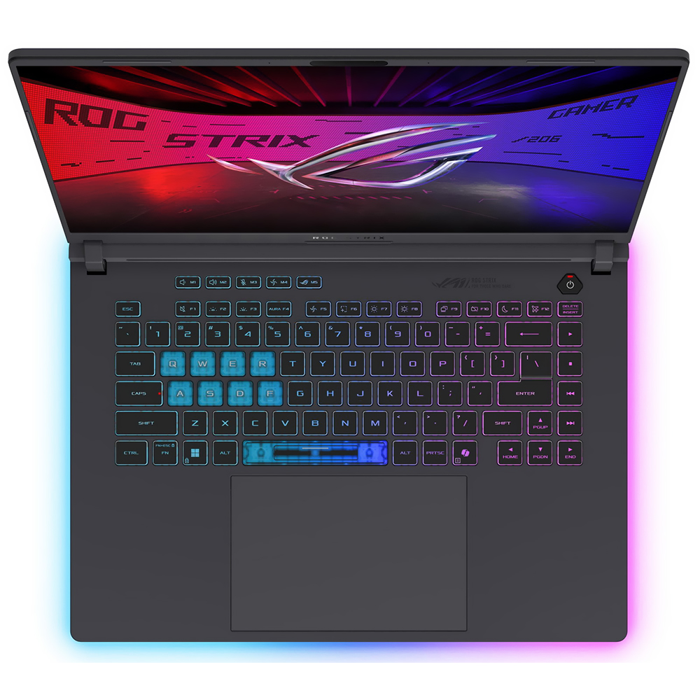 Notebook Gamer ROG Strix G16 G615JMR-DS94 Intel Core i9 14900HX Tela WUXGA 16.0" / 16GB de RAM / 1TB SSD / Win11Home / GeForce RTX5060 8GB - Eclipse Cinza (Inglês)
