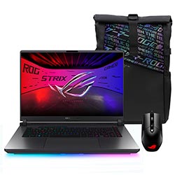 Notebook Gamer ROG Strix G16 G615LR-S5033W Intel Core Ultra 9 275HX Tela WQXGA 16.0" / 32GB de RAM / 1TB SSD / GeForce RTX5070TI 12GB - Eclipse Cinza (Inglês)