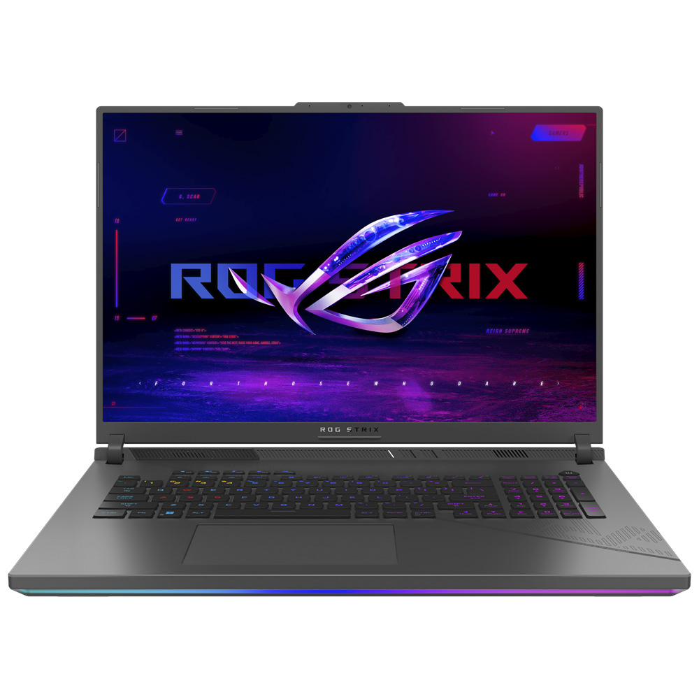 Notebook Gamer ROG Strix G18 G814JVR-IS96 Intel Core i9 14900HX Tela WQXGA 18.0" / 32GB de RAM / 1TB SSD / GeForce RTX4060 8GB - Eclipse Cinza (Inglês)