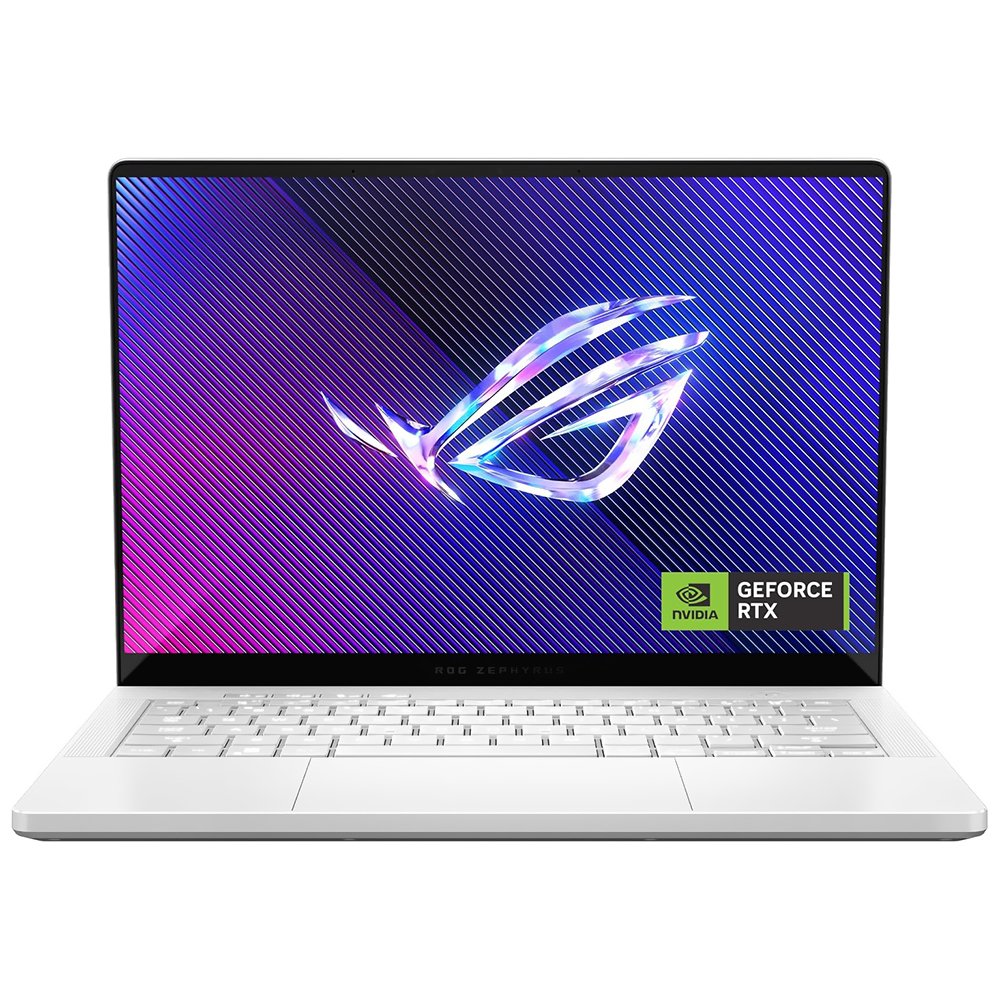 Notebook Gamer ROG Zephyrus G14 GA403UI-G14.R94070 AMD Ryzen 9 8945HS Tela WQXGA+ 14.0" / 32GB de RAM / 1TB SSD / RTX4070 8GB - Platinum Branco (Inglês)