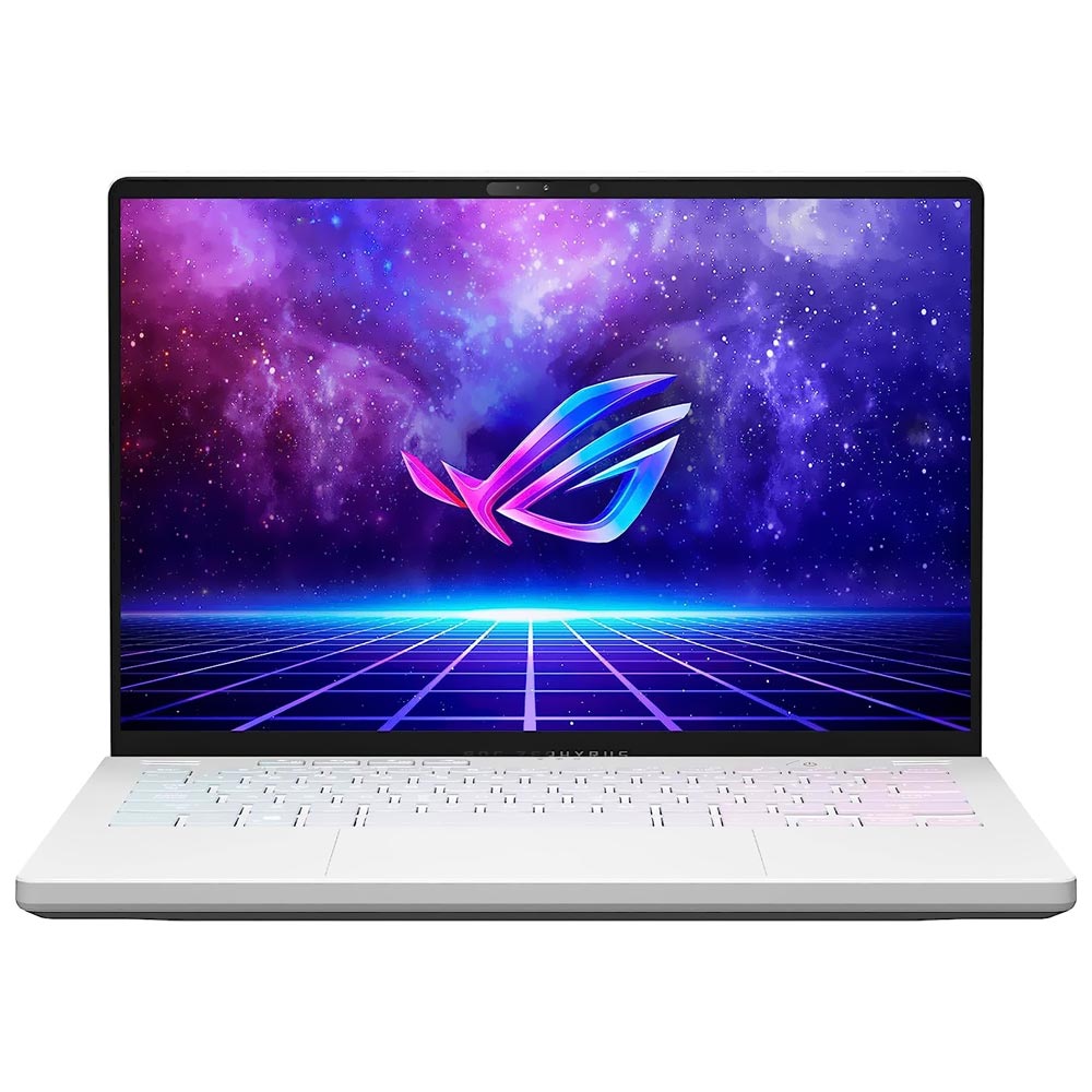 Notebook Gamer ROG Zephyrus GA402XV-G14.R94060 AMD Ryzen 9 7940HS Tela WQXGA 14.0" / 16GB de RAM / 512GB SSD / GeForce RTX4060 8GB - Moonlight Branco (Inglês)