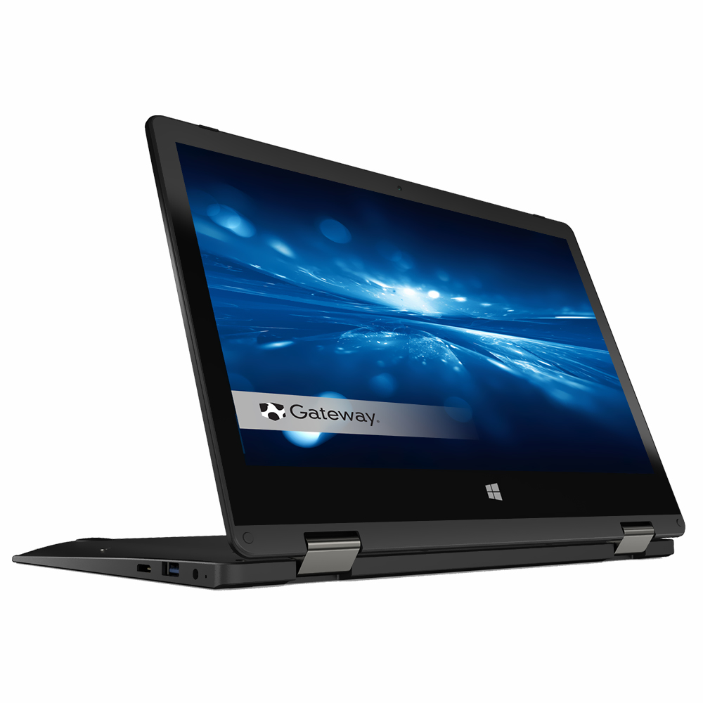 Notebook Gateway GWTC116-2BK Intel Celeron N4020 Tela HD 11.6" / 4GB de RAM / eMMC 64GB - Preto (Inglês)