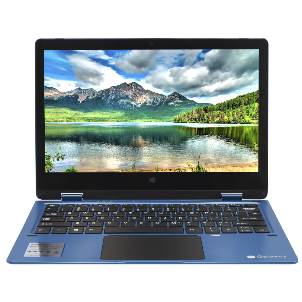 Notebook Gateway GWTC116-2BL Intel Celeron N4020 Tela HD 11.6" / 4GB de RAM / 64GB eMMC - Azul (Inglês)