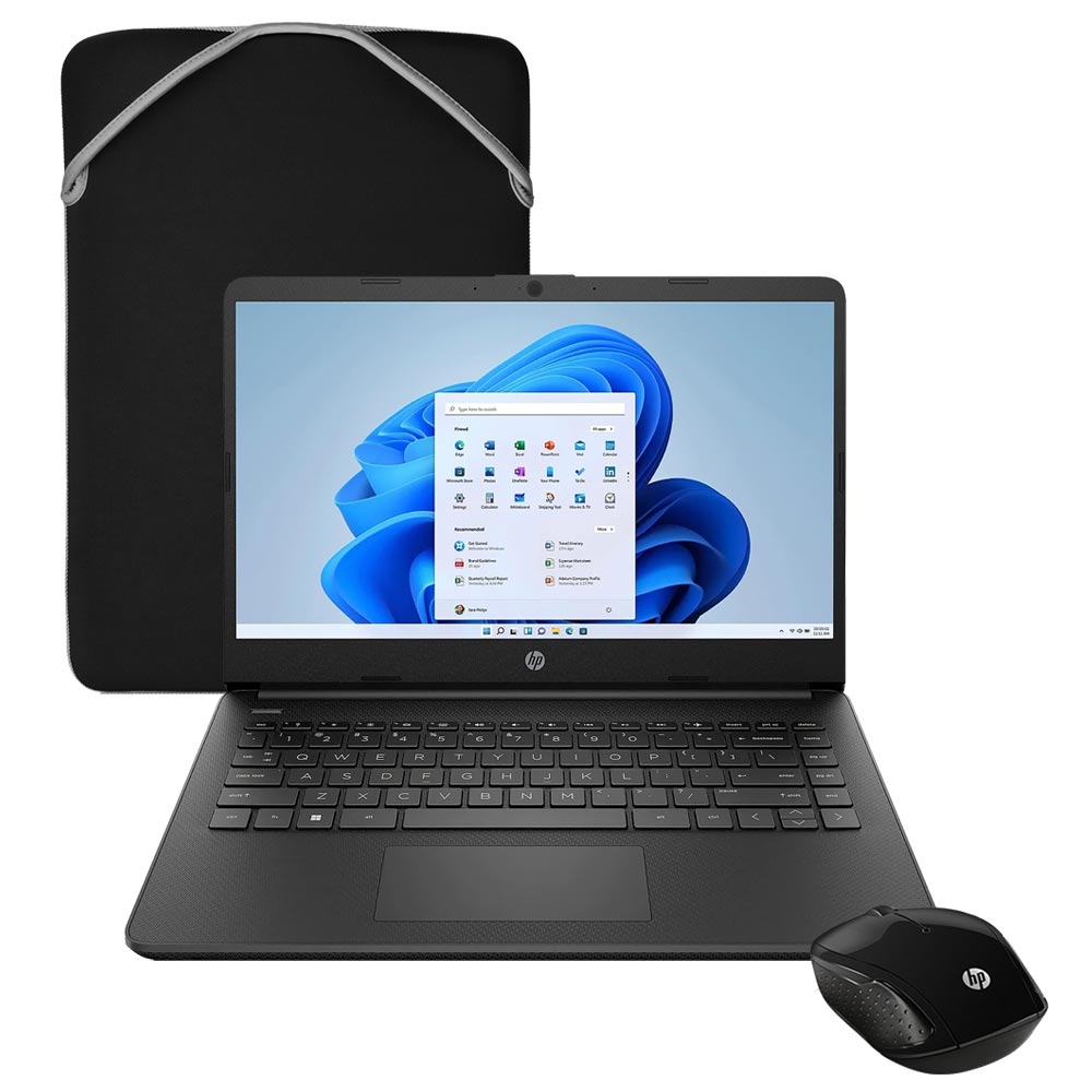 Notebook HP 14-DQ0526LA Intel Celeron N4120 Tela HD 14.0" / 4GB De RAM ...