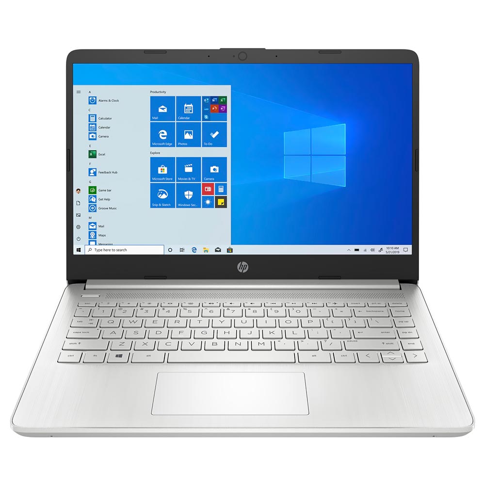 Notebook HP 14-DQ2031WM Intel Core i3 1115G4 Tela HD 14" / 4GB de RAM / 128GB SSD - Prata (Inglês)