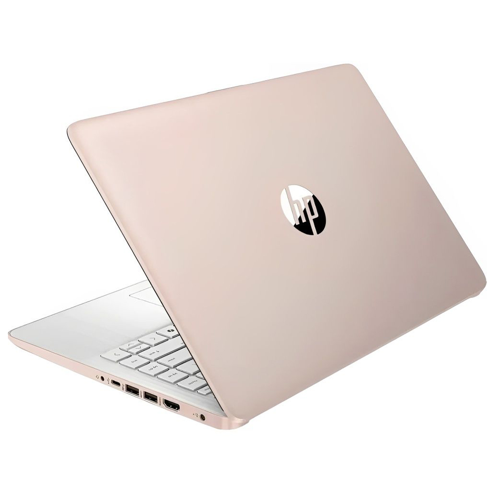 Notebook HP 14-DQ3015DX Intel Celeron N4500 Tela HD 14.0" / 4GB de RAM / 64GB eMMC / Win11Home - Rose Gold (Inglês)