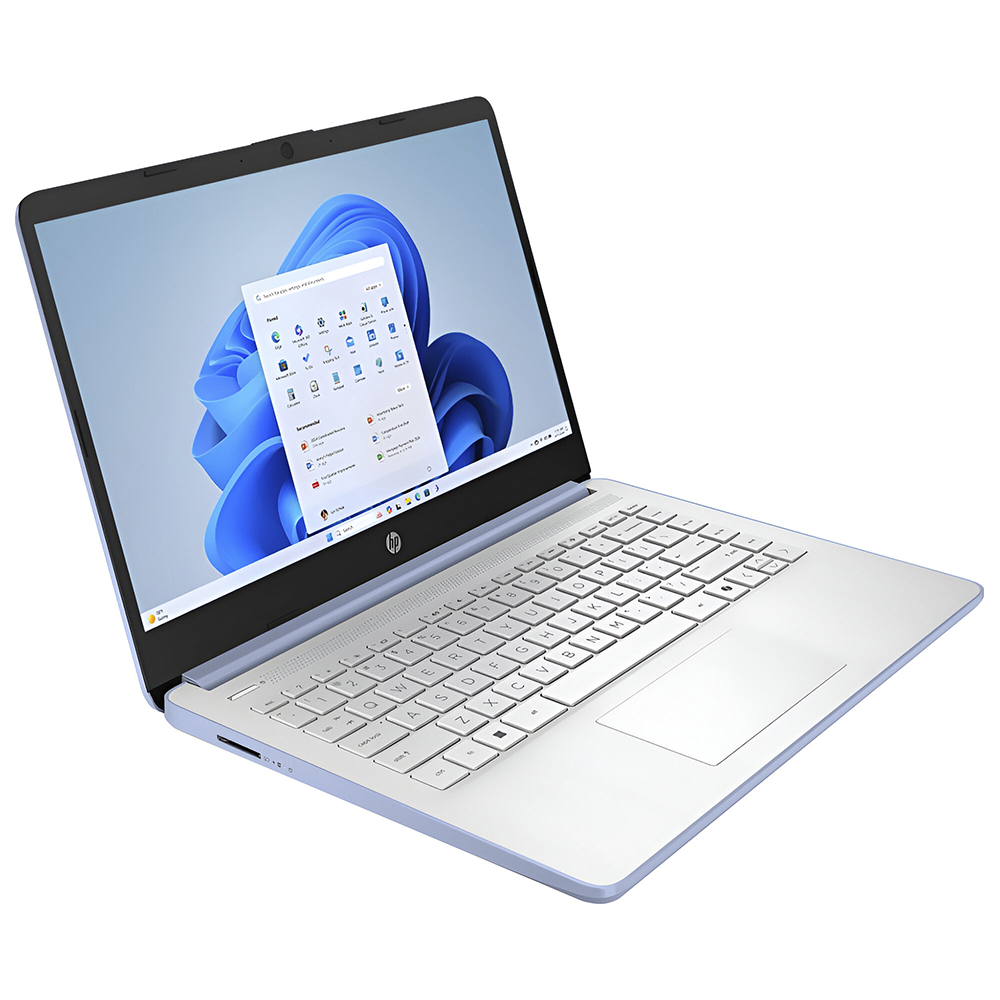 Notebook HP 14-DQ6012DX Intel Celeron N150 Tela HD 14.0" / 4GB de RAM / 128GB eMMC - Azul (Inglês)