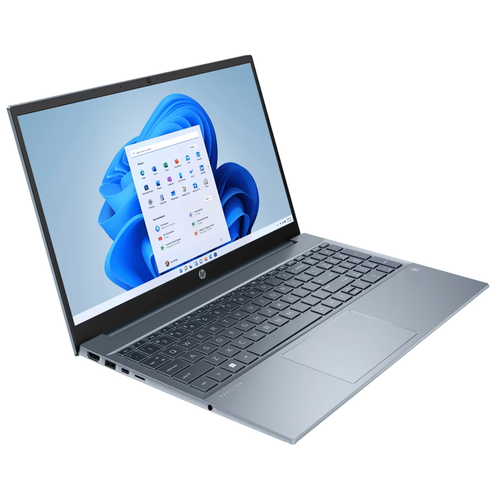Notebook HP 15-EH1070WM AMD Ryzen 7 5700U Tela Full HD 15.6" / 8GB de RAM / 512GB SSD - Azul (Inglês)