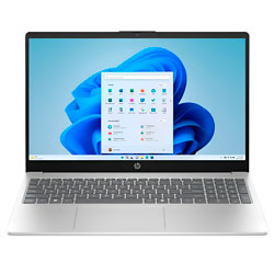 Notebook HP 15-FC0245DX AMD Ryzen 5 7520U Tela Touch HD 15.6" / 16GB de RAM / 256GB SSD / Win11Home - Prata (Inglês)