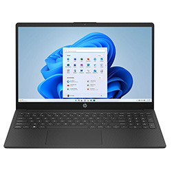 Notebook HP 15-FD0079WM Intel N200 Tela HD 15.6" / 4GB de RAM / 128GB eMMC - Preto (Inglês)