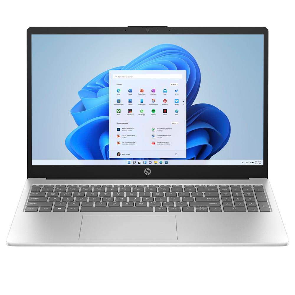 Notebook HP 15-FD0127DX Intel Core i7 1355U Tela Touch FHD 15.6" / 16GB de RAM / 512GB SSD - Prata (Inglês)