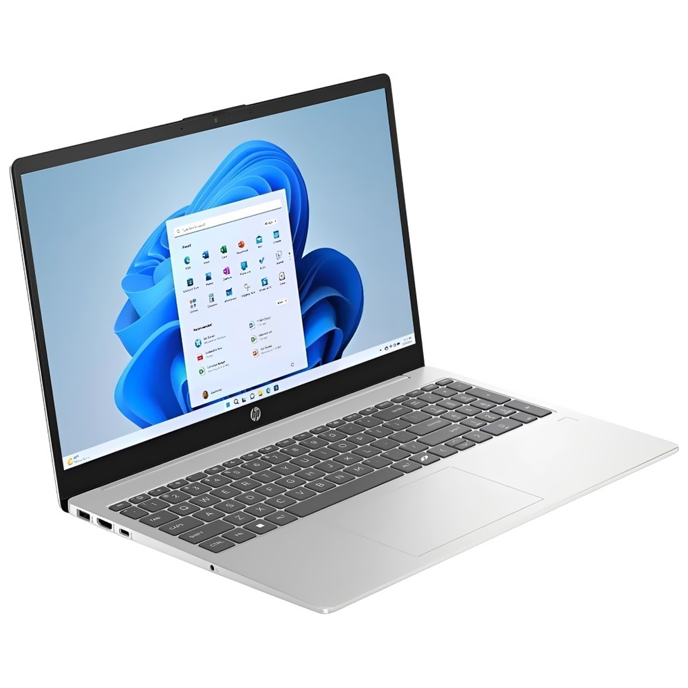 Notebook HP 15-FD0133WM Intel Core i3 1315U Tela Full HD 15.6" / 8GB de RAM / 256GB SSD / Win11Home - Prata (Inglês)
