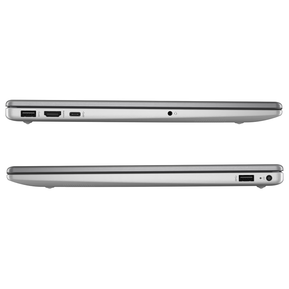 Notebook HP 255 G10 AMD Ryzen 5 7520U Tela Full HD 15.6" / 16GB de RAM / 512GB SSD / FreeDOS - Cinza / Prata (Inglês)