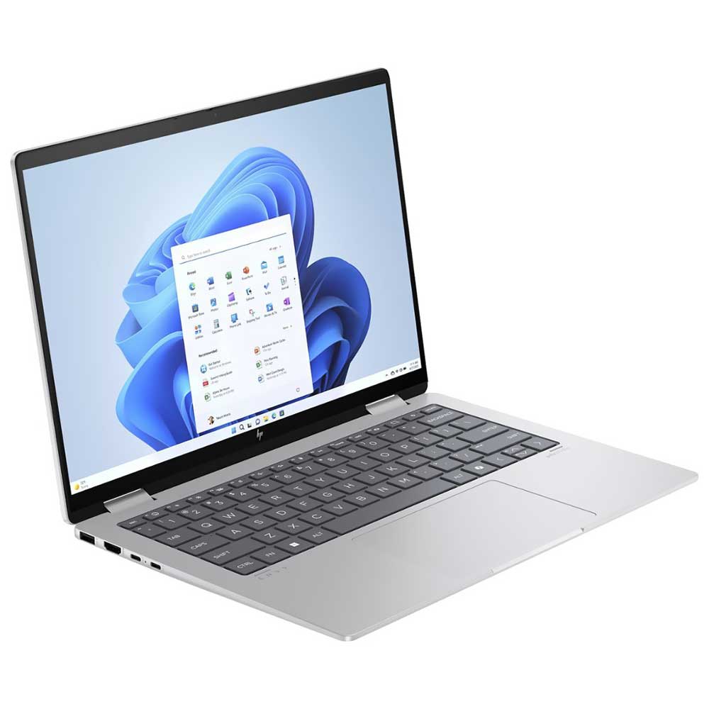 Notebook HP ENVY X360 14-FA0013DX AMD Ryzen 5 8640HS Tela Touch WUXGA 14.0" / 16GB de RAM / 512GB SSD - Prata (Inglês)
