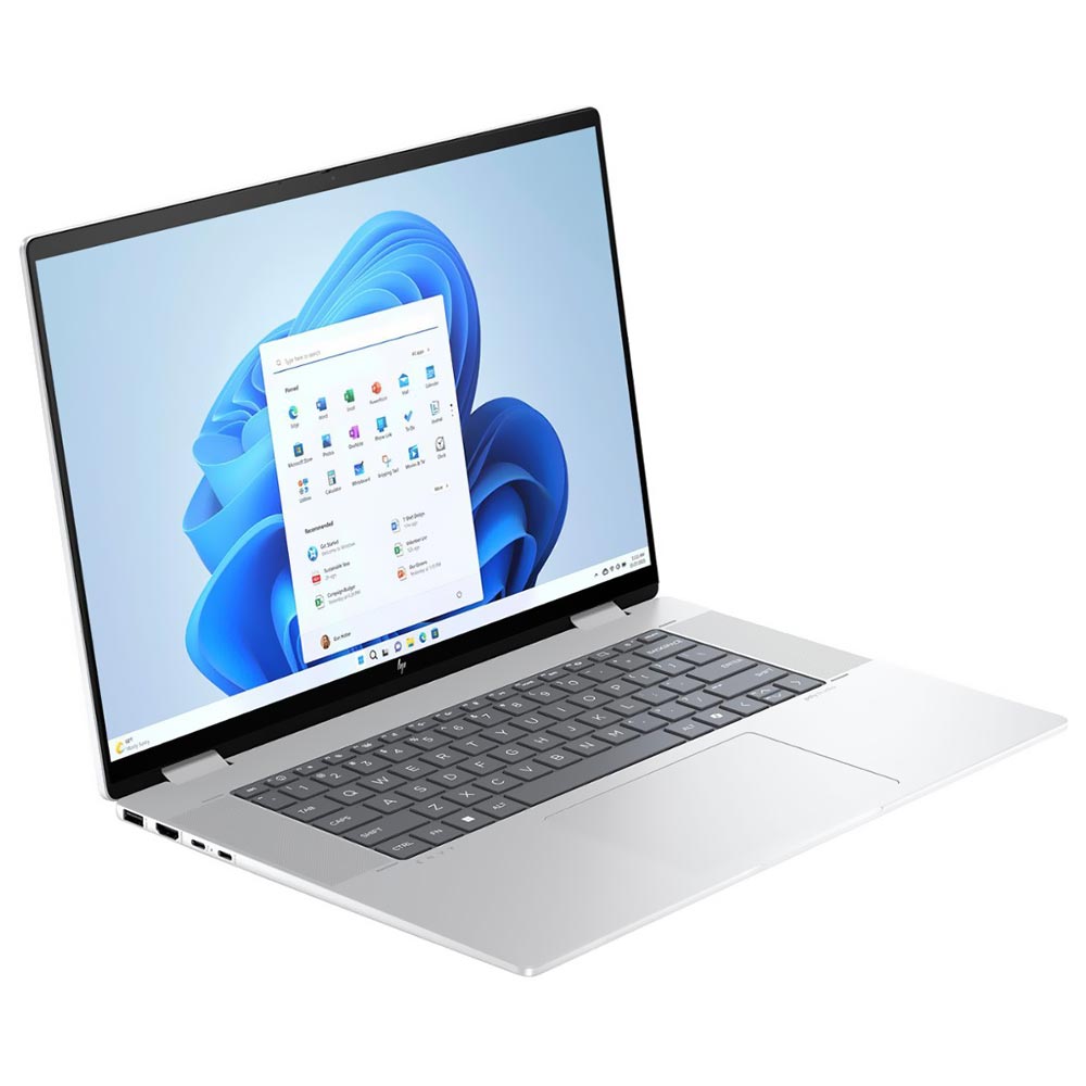 Notebook HP ENVY X360 16-AC0023DX Intel Core Ultra 7 155U Tela Touch WUXGA 16.0" / 16GB de RAM / 1TB SSD - Prata (Inglês)