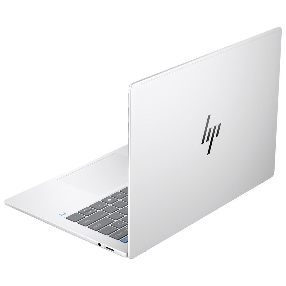 Notebook HP Omnibook X 14-FE1003DX Snapdragon X Plus Tela Touch 2.2K 14.0" / 16GB de RAM / 512GB SSD - Prata (Inglês)