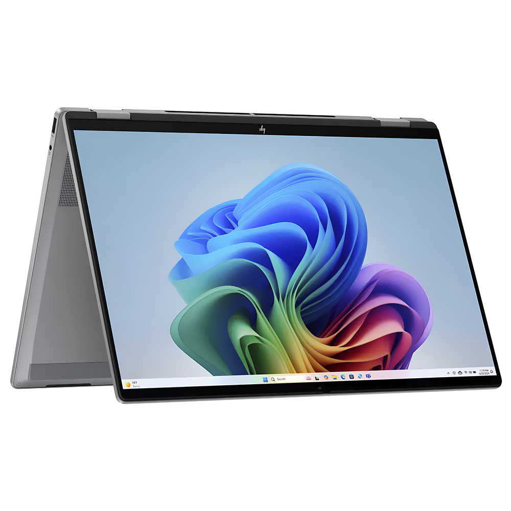 Notebook HP Omnibook X Flip 16-AR0013DX AMD Ryzen AI 5 340 Tela Touch 2K 16.0" / 16GB de RAM / 512GB SSD / Win11Home - Cinza (Inglês)