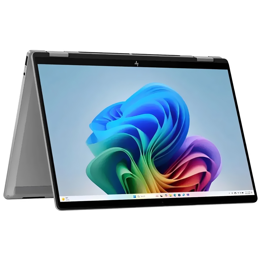 Notebook HP Omnibook X Flip AI 14-FK0033DX AMD Ryzen AI 7 350 Tela Touch 2K 14.0" / 24GB de RAM / 1TB SSD / Win11Home - Cinza (Inglês)