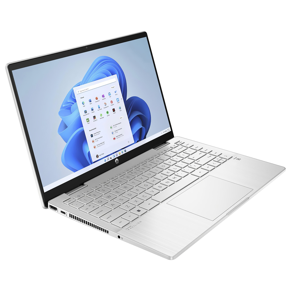 Notebook HP Pavilion X360 14-EK0033DX Intel Core i5 1235U Tela Touch Full HD 14" / 8GB de RAM / 512GB SSD - Prata (Inglês)