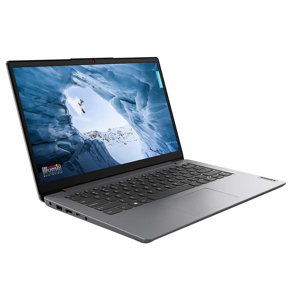 Notebook Lenovo IdeaPad 1 14IGL7 Intel Celeron N4020 Tela HD 14.0" / 4GB de RAM / 64GB eMMC - Cloud Cinza (82V60022US) (Inglês)