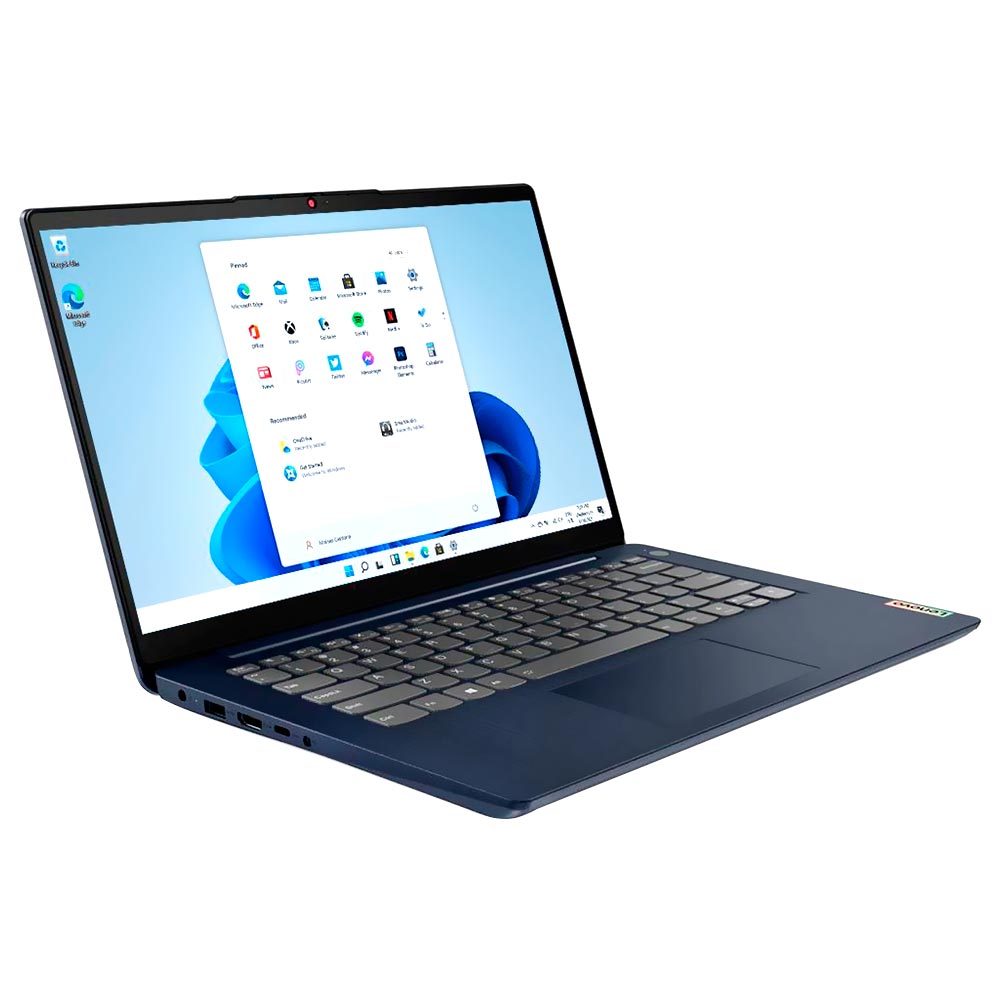 Notebook Lenovo IdeaPad 3 14ALC6 AMD Ryzen 7 5700U Tela Full HD 14" / 8GB de RAM / 512GB SSD - Abyss Azul (82KT00V8US) (Inglês)