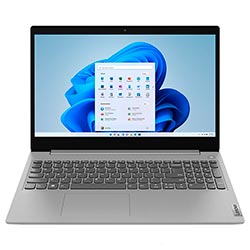 Notebook Lenovo IdeaPad 3 15ITL05 Intel Core i3 1115G4 Tela Touch HD 15.6" / 8GB de RAM / 256GB SSD - Platinum Cinza (81X800MCUS)
