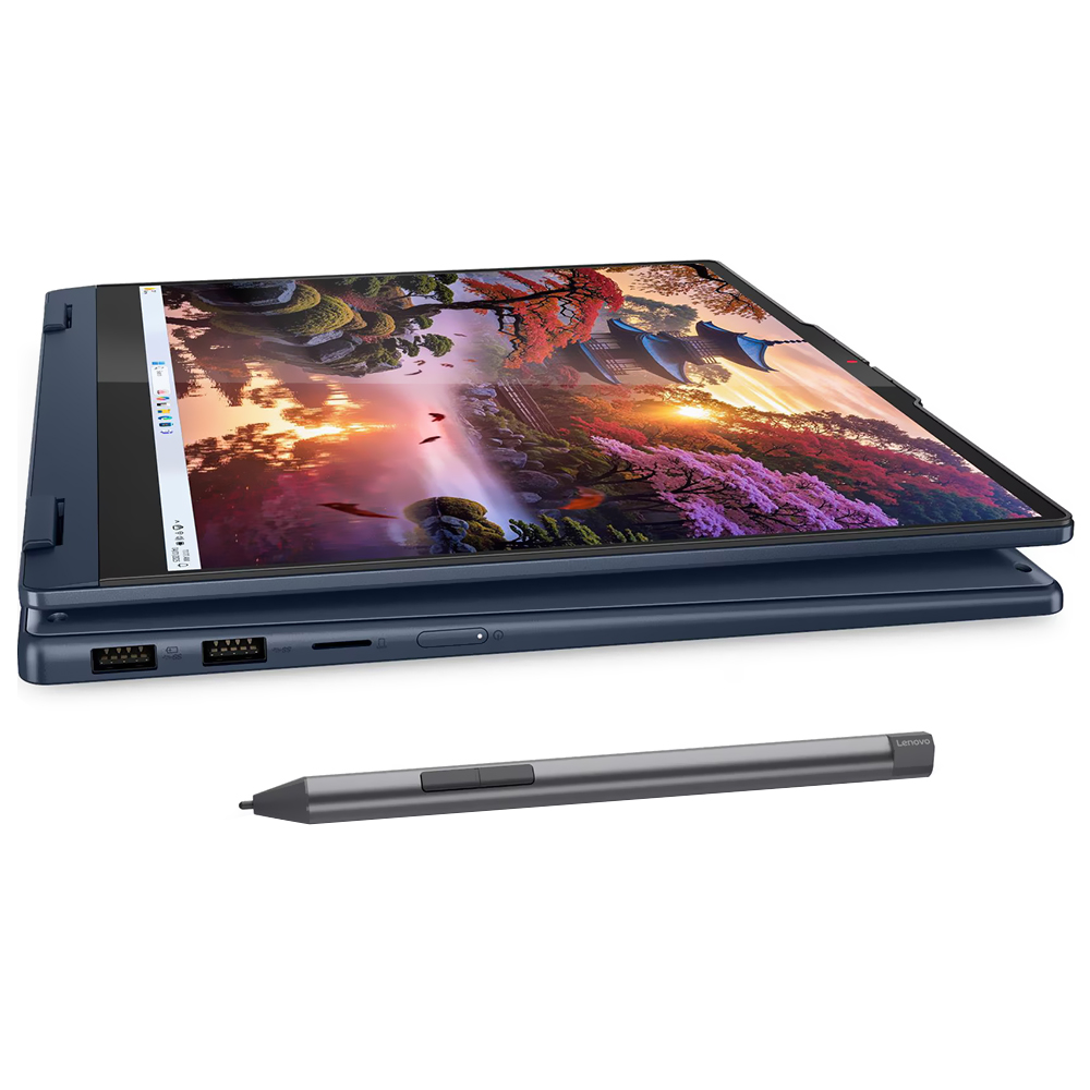 Notebook Lenovo IdeaPad 5 2-em-1 14AKP10 AMD Ryzen AI 7 350 Tela Touch WUXGA 14.0" / 16GB de RAM / 1TB SSD / Win11Home - Cosmic Azul (Inglês)