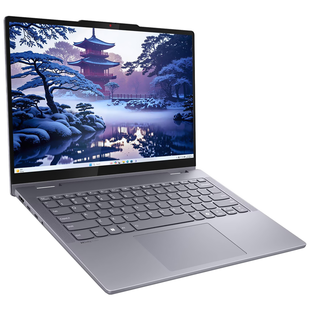 Notebook Lenovo IdeaPad 5 2-em-1 14IAL10 Intel Core Ultra 5 225U Tela Touch WUXGA 14.0" / 8GB de RAM / 512GB SSD / Win11Home - Luna Cinza (83KR0047US) (Inglês)