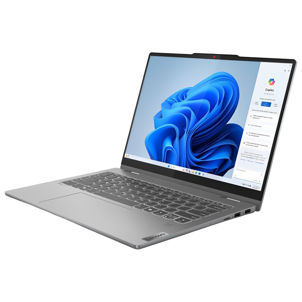 Notebook Lenovo IdeaPad 5 2-em-1 14IRU9 Intel Core 7 150U Tela Touch WUXGA 14.0" / 16GB de RAM / 1TB SSD - Luna Cinza (83DT0036US) (Inglês)