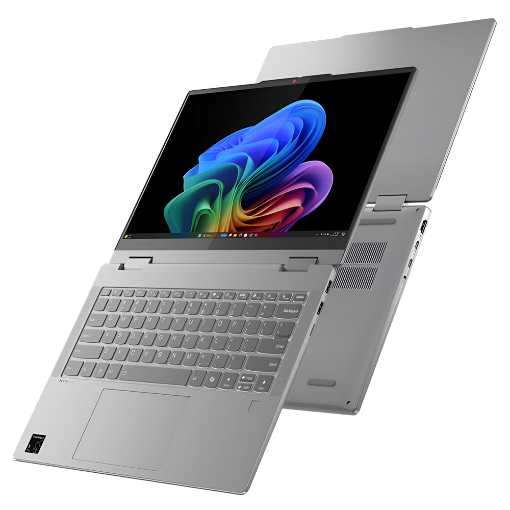 Notebook Lenovo IdeaPad 5 2-em-1 14Q8X9 Snapdragon X Plus 8 Core Tela Touch WUXGA 14.0" / 16GB de RAM / 1TB SSD - Luna Cinza (83GH0009US) (Inglês)