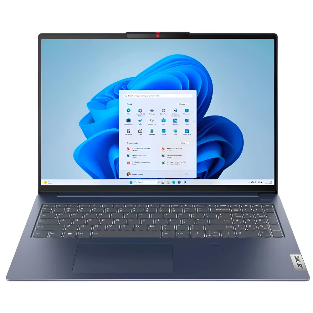 Notebook Lenovo IdeaPad Slim 5 16IRU9 Intel Core 7 150U Tela Touch WUXGA 16.0" / 16GB de RAM / 1TB SSD - Abyss Azul (83FW0001US) (Inglês)