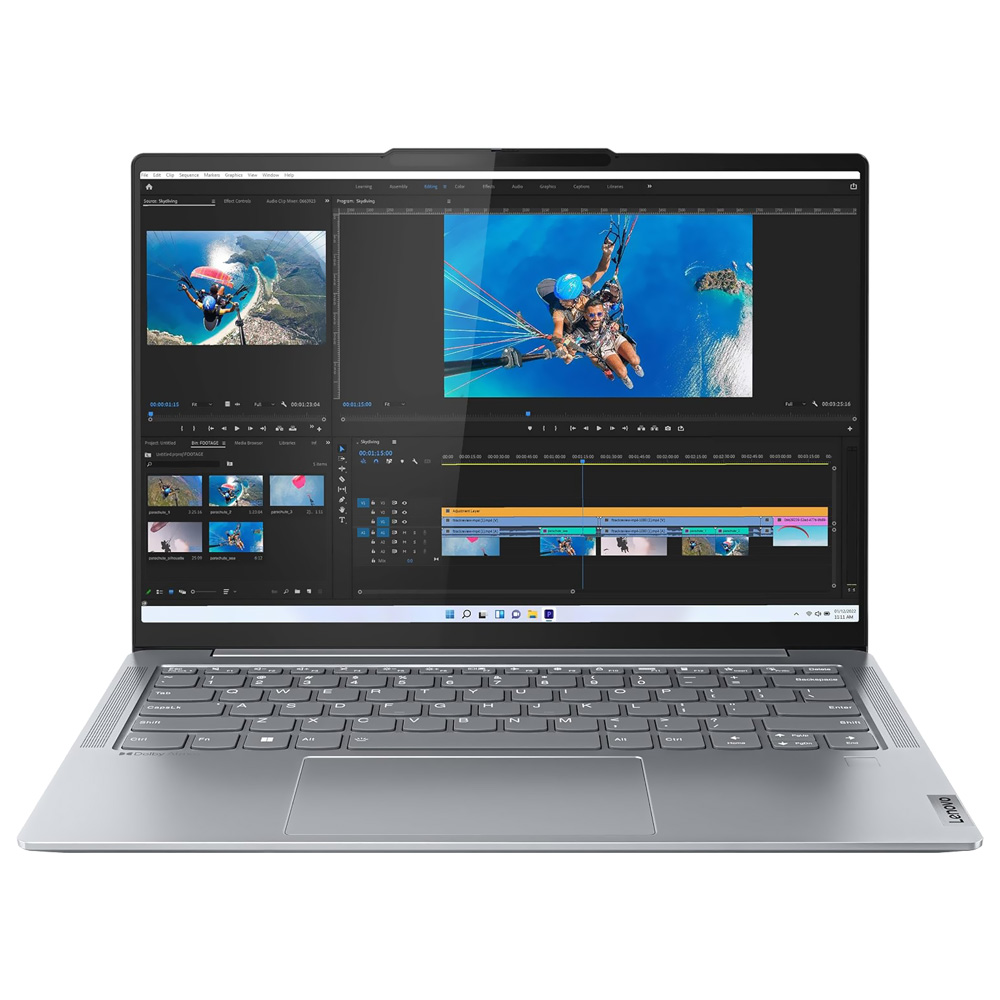 Notebook Lenovo Slim 7 14IRP8 Intel Core i7 1360P Tela Touch 2.8K 14.0" / 16GB de RAM / 512GB SSD - Misty Cinza (83A40008US) (Inglês)