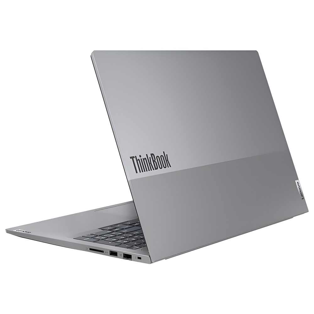 Notebook Lenovo ThinkBook 16 G6 IRL Intel Core i7 1355U Tela WUXGA 16.0" / 32GB de RAM / 1TB SSD - Artic Cinza (21KH00SVUS)