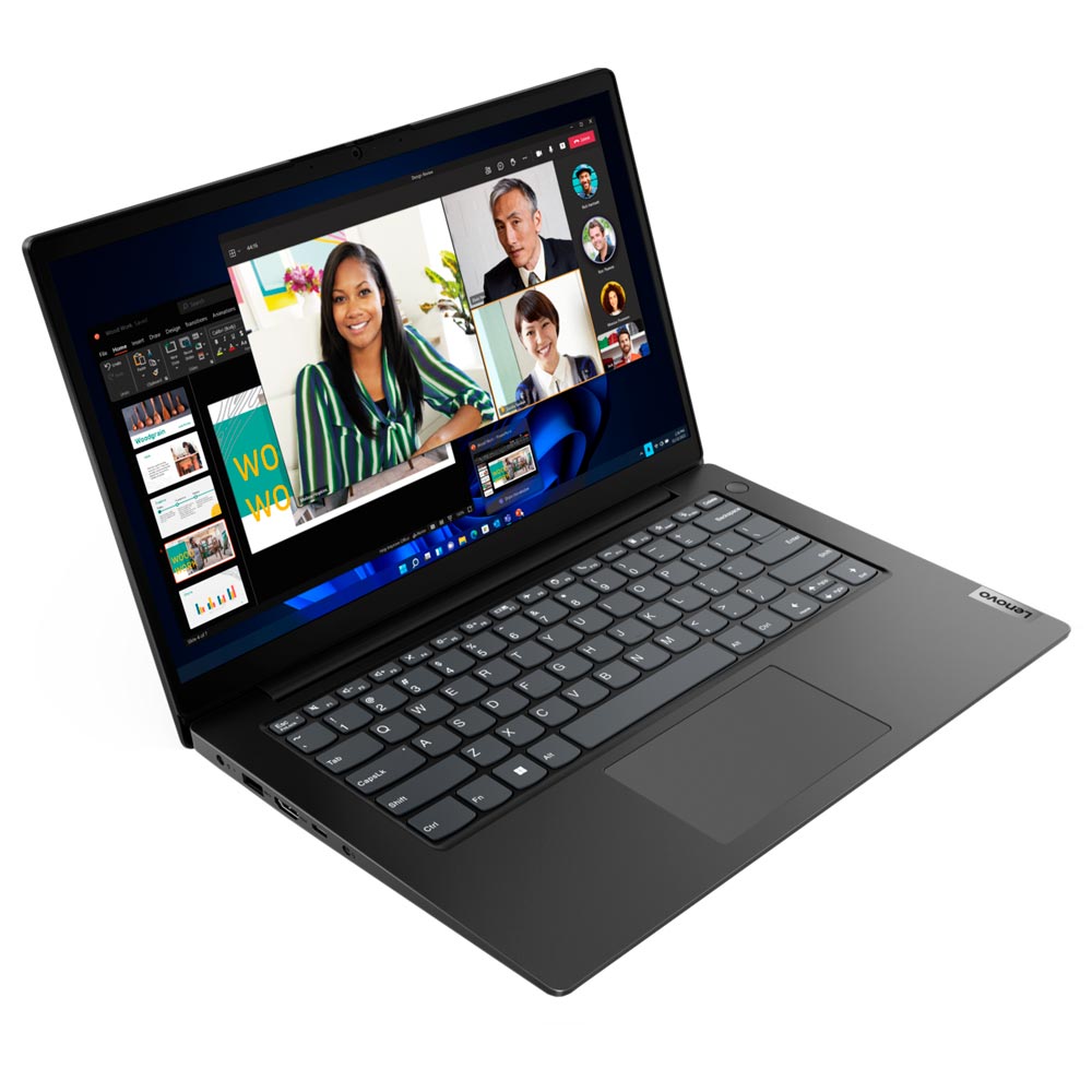 Notebook Lenovo V14 G4 AMN AMD Ryzen 5 7520U Tela Full HD 14.0" / 8GB de RAM / 256GB SSD - Business Preto (82YT00Q3US) (Inglês)