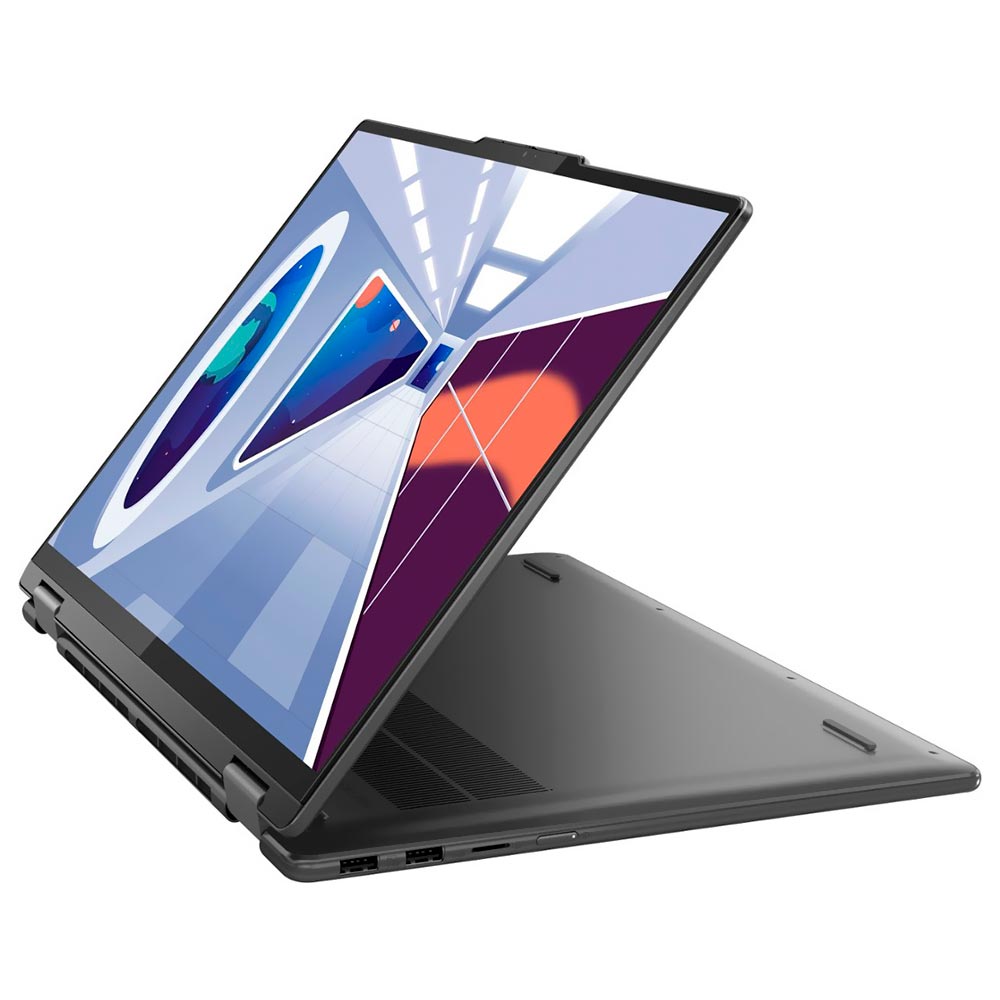 Notebook Lenovo Yoga 7 16IRL8 Intel Core i5 1335U Tela Touch WUXGA 16.0" / 8GB de RAM / 512GB SSD - Storm Cinza (82YN0001US) (Inglês)