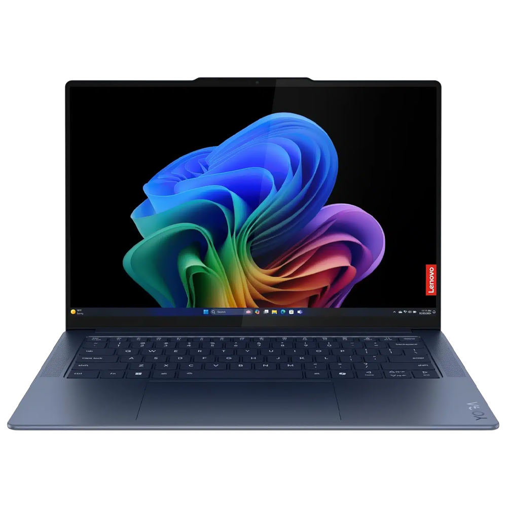 Notebook Lenovo Yoga Slim 7 14Q8X9 Snapdragon X Elite Tela Touch OLED 3K 14.5" / 16GB de RAM / 512GB SSD - Cosmic Azul (83ED0001US) (Inglês)