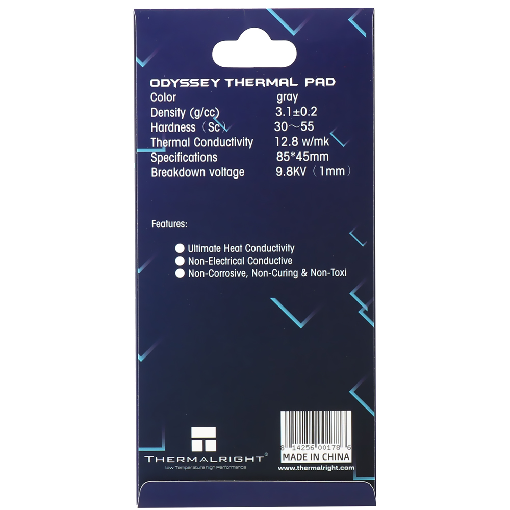 Pasta Térmica Thermalright Extreme Odyssey - Cinza (85X45X2MM)