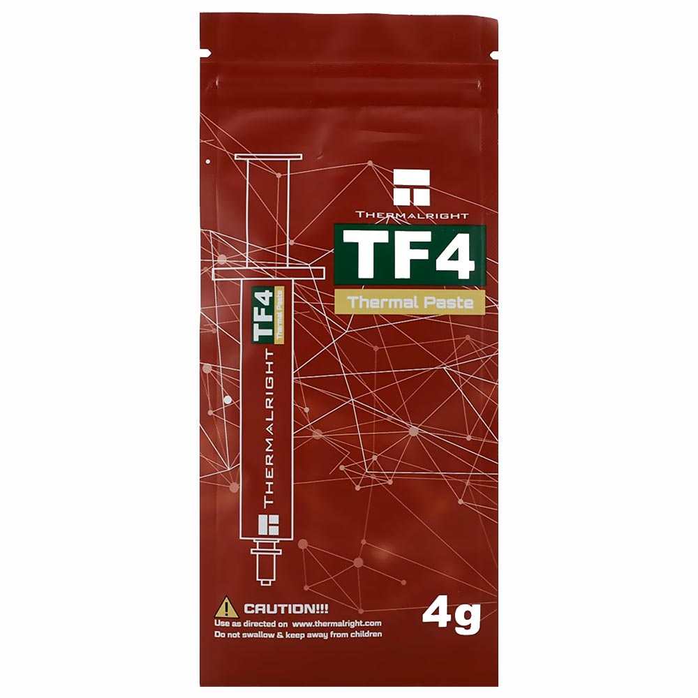 Pasta Térmica Thermalright TF4 9.5W/m-k" Cinza - 4G