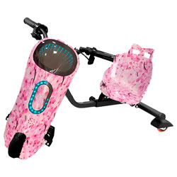 Triciclo Elétrico Foston GT4400 / Bluetooth / Speaker / LED / 8.5" - Sakura