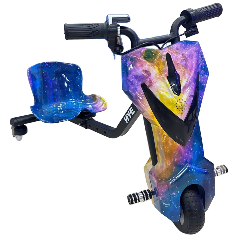 Triciclo Elétrico HYE TR01 / Bluetooth / Speaker / LED / 6.5" - Azul / Rosa