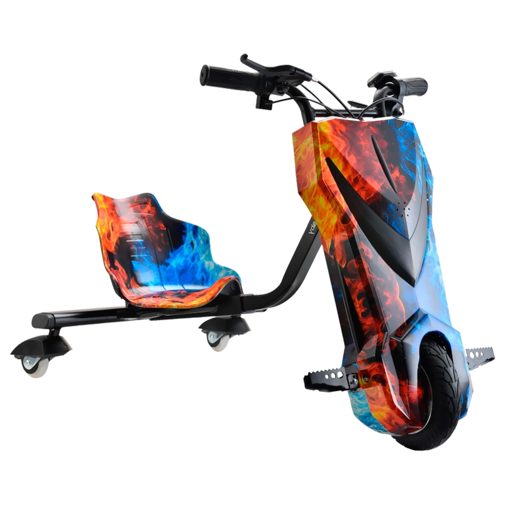Triciclo Elétrico Interbras Swift X-Tricycle / Bluetooth / Speaker / LED /  8" - Ice Fire