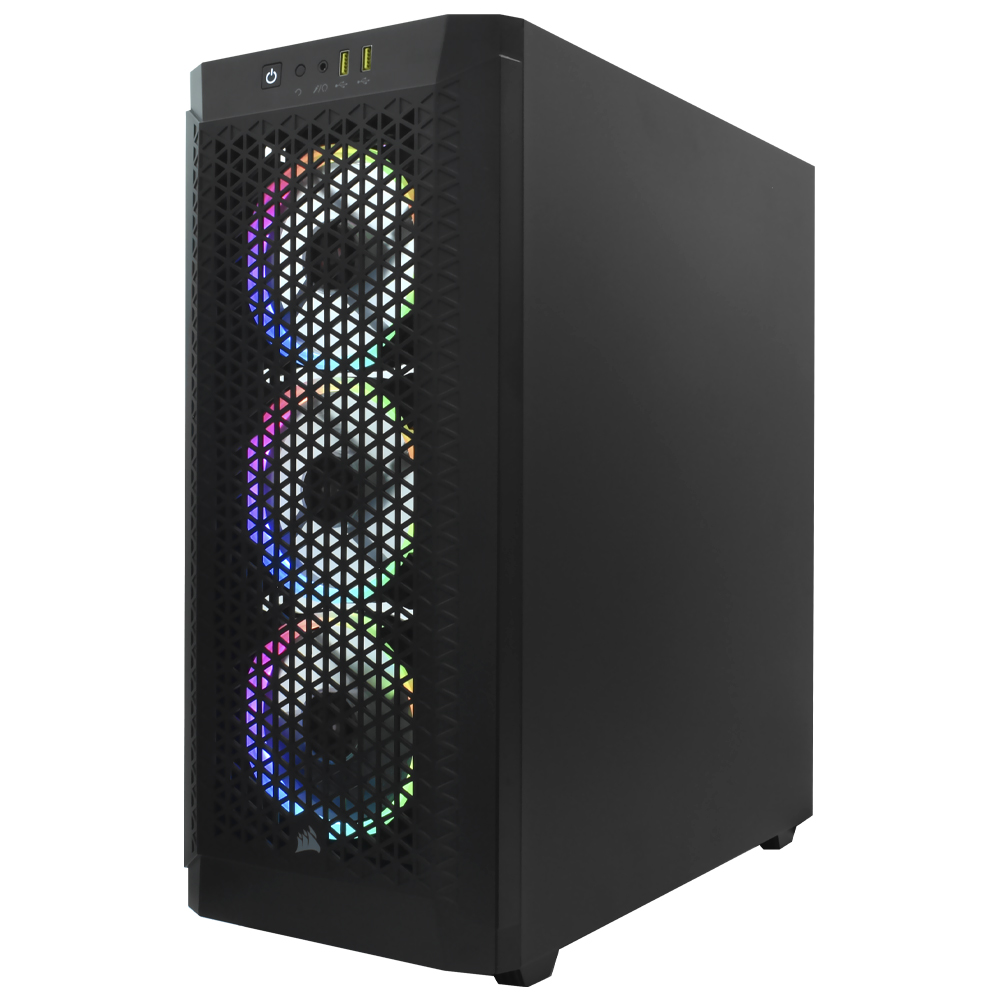 PC Montado Gamer Intel Core i3 10105F de 3.7GHz 16GB de RAM / 480GB SSD / GeForce GTX1050TI 4GB + Mouse / Teclado - Preto