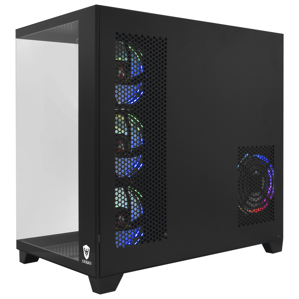 PC Montado Gamer Intel Core i5 12400F de 2.5GHz 16GB de RAM / 500GB SSD / Radeon RX6600 8GB + Kit Gamer - Preto