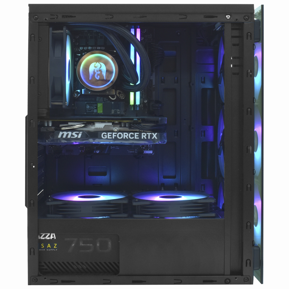 PC Montado Gamer Intel Core i5 12400F de 2.5GHz 32GB de RAM / 1TB SSD / GeForce RTX4060 8GB - Preto