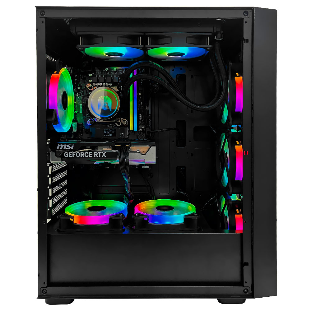 PC Montado Gamer Intel Core i5 12400F de 2.5GHz 64GB de RAM / 1TB SSD / GeForce RTX5060 8GB - Preto