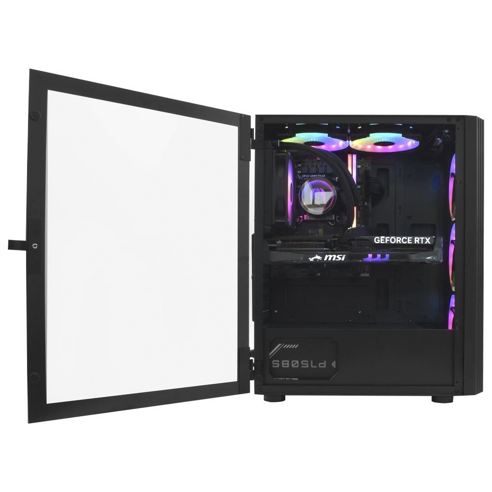 PC Montado Gamer Intel Core i5 12400F de 2.5GHz 64GB de RAM / 1TB SSD / GeForce RTX5060 8GB - Preto