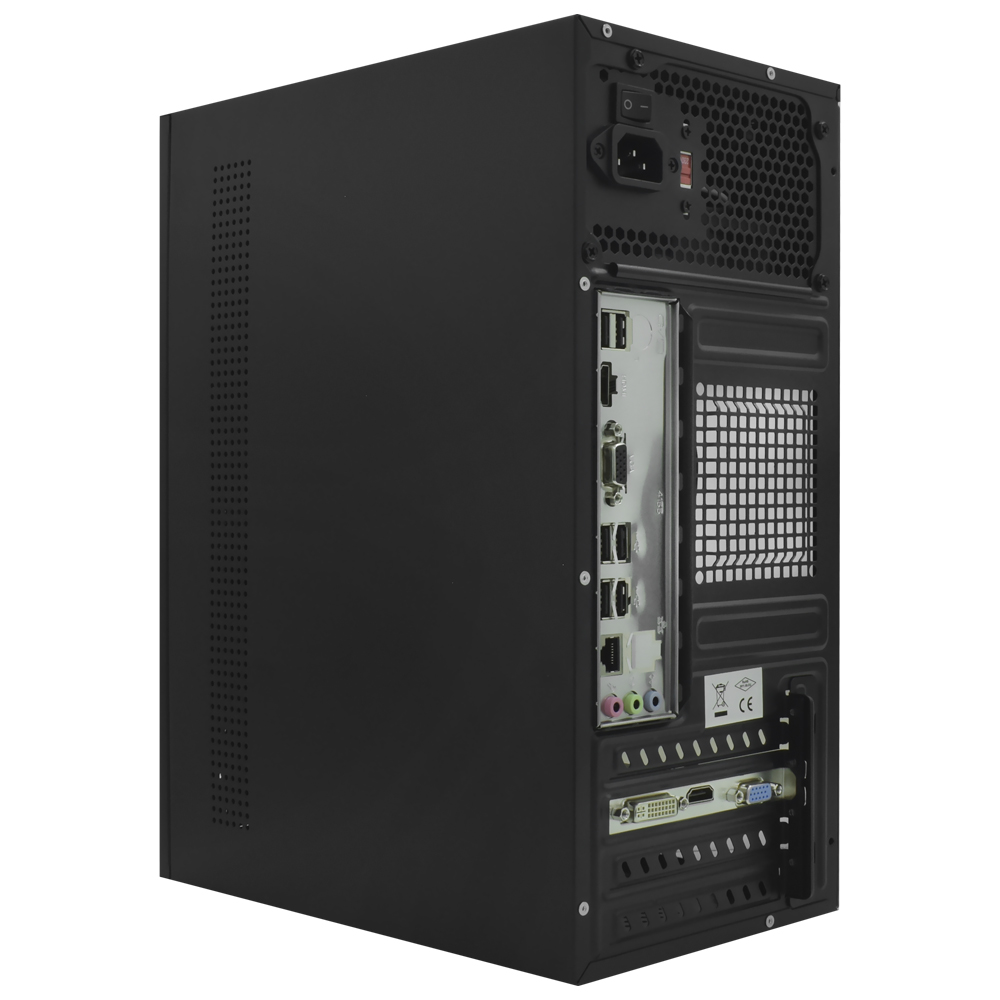 PC Montado Gamer Intel Core i7 2600 de 3.4GHz 8GB de RAM / 256GB SSD / GeForce GT730 4GB + Kit Gamer - Preto 